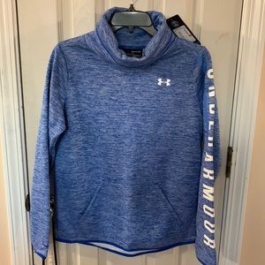 Blue under Armour top